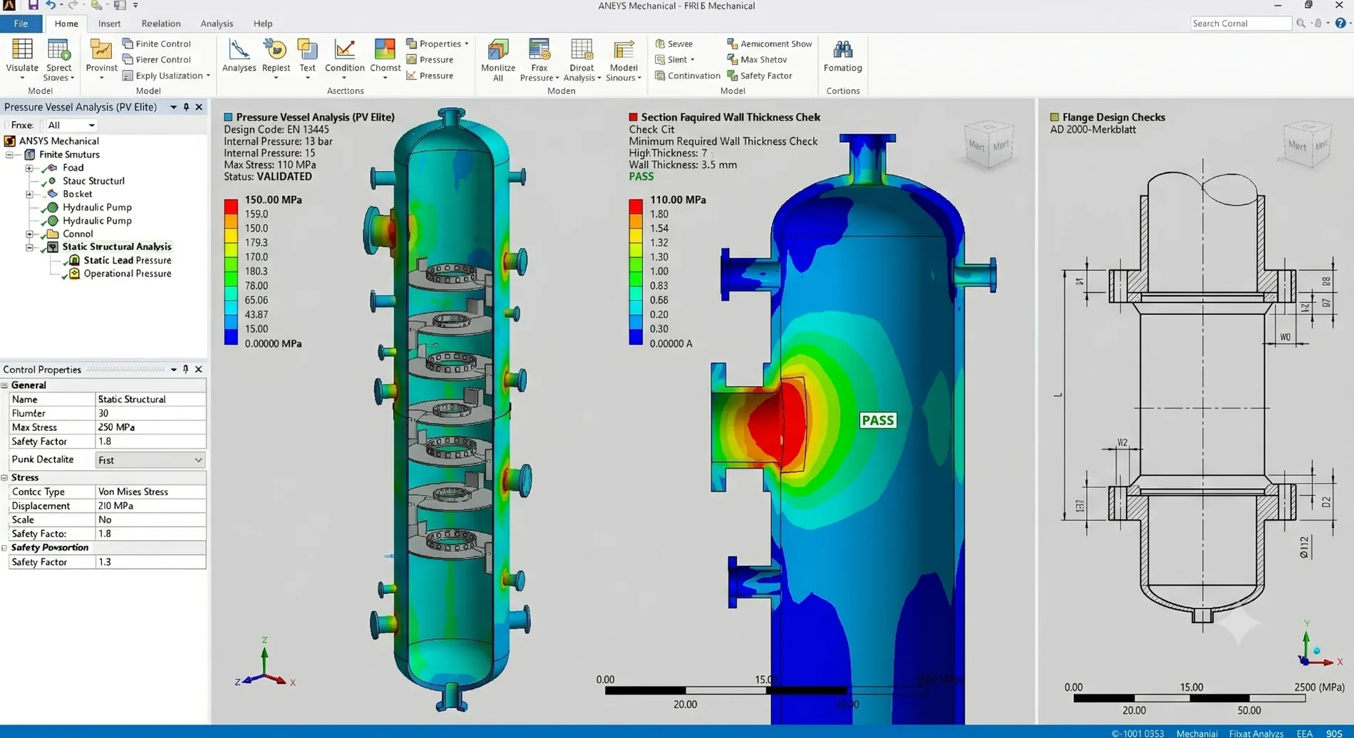 Pressure vessel analysis
